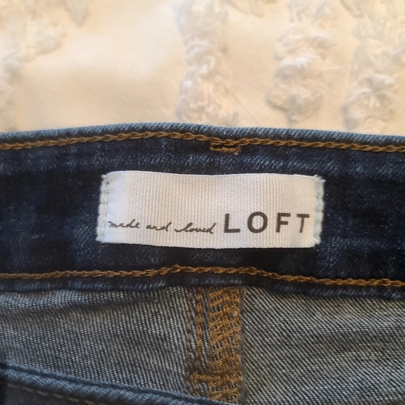Loft ankle cropped jeans - Picture 1 of 4